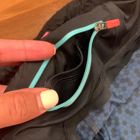 Sweaty Betty High Rise Honeycomb Navy Leggings - Picture 13 of 15